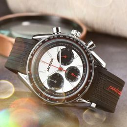 Dropship Factory Crime Premium Mens Sports Stopwatch Watches 40mm Quartz Movement Time Clock Rubber Belt crime leisure Limited Edition 255R