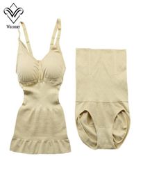 Wechery Women Body Shapers Sets Padded Push Up Bra Bodysuits Waist Training Control Panties Steel Bone Corective Underwear Suits9910633