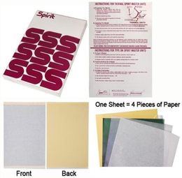 Tattoo Transfer Paper A4 Size Spirit Master Tatoo Paper Thermal Stencil Carbon Copier Paper For Tattoo Supply 100 Sheetsset6594205