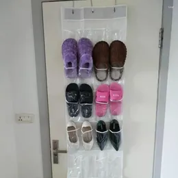 Storage Bags 24 Pockets Shoes Organiser Rack Hanging Organisers Space Saver Over The Door Behind Closet Hanger