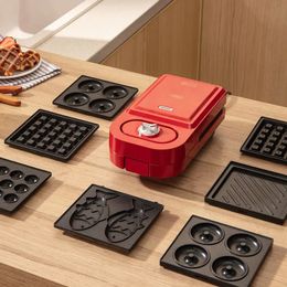 650W Electric Sand Machine Timed Waffle Maker Toaster Baking takoyaki Pancake Donuts Sandera Breakfast 220V 240517