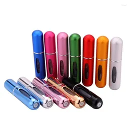 Storage Bottles 5ml Self-suction Perfume Pary Bottle Makeup Water Mini Refillable Spray Travel Atomizer Aluminium