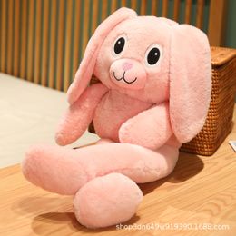 35cm Big Rabbit Plush Toy Big White Rabbit Doll Soothing Doll Cloth Doll Small Fuzhu Bat Rabbit