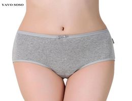 YAVO SOSO New Arrival Cotton Underwears Women Panties Plus Size 5XL Candy Colours lingeries Womens Briefs9212427