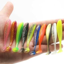 Baits Lures Easy Shiner Soft Fishing Bait Silicone Bait Set of 10 Pesca Peche Isca Artificial Baits for Fshing Leure Soul WobblersQ240517