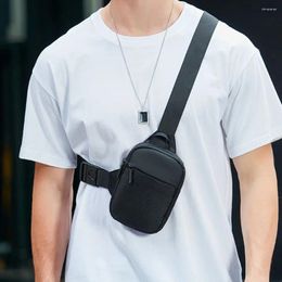 Outdoor Bags Japanese Men's Chest Bag Fashion Small Canvas Shoulder Crossbody For Man Mini Cloth Sling Sport Cross Phone Male Handbag