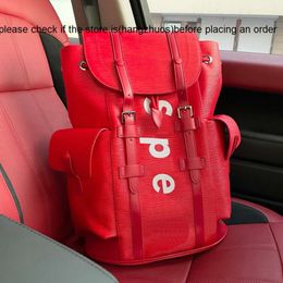 lvity louies bag lousi vouton Louisehandbag Designer Backpack Designers Book Mens Backpack Men Bookbags Lvse Fashion All-match Trend Red Back Pack