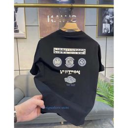 Luxury mens t shirt designer Summer Women Loose Oversize Tees Apparel Fashion Tops Man Casual Chest Letter Shirt Street women tshirt for men trendy outfit
