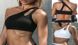 Womens Underwear Camisoles Tanks Sexy Women Solid Fitness Stretch Workout Vest Seamless Hollow Out Padded Sports Shapers Crop Tops8599473
