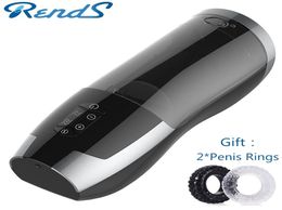 Rends Automatic Piston Masturbator Male Heat Sex Machine Rechargeable Masturbation Cup Pussy 3D Real Vagina Sex Toys For Men T20043303258