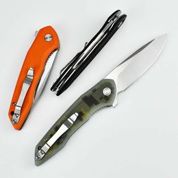 Survival Portable Hardness High Pocket Folding Outdoor Small Bearing Quick Opening Knife 18Af26