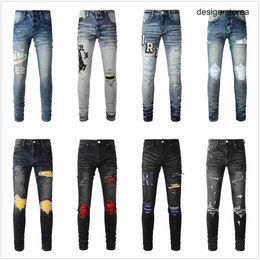 mens jeans designer jeans high quality fashion men jeans cool style luxury designer pant distressed ripped biker black blue jean slim fit motorcycle 2023{category}