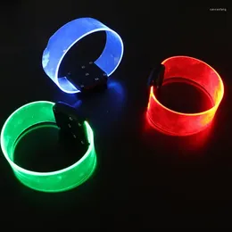 Party Decoration Night Running Armband LED Light Outdoor Sports USB Rechargeable Safety Belt Arm Leg Warning Wristband Cycling Bike Bicycle