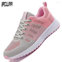 Casual Shoes Lightweight Women's Flats Sneakers Summer Woman Mesh Breathable Women Outdoor Plus Size