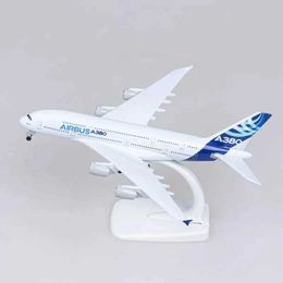 Aircraft Modle 1 400 scale model aircraft 18cm A380 prototype airline aircraft with landing gear diecasting metal alloy aircraft s2452022 s2