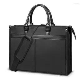 Briefcases 15.6 Inch Laptop Bag Large Business Briefcase For Men Women Travel Notebook Case Shoulder Computer