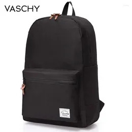 Backpack VASCHY Men Travel Fashion Casual Teens School Bags Zipper Double Shoulder Satchel Back Pack Drop Ship