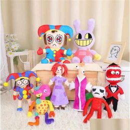 Stuffed Plush Animals Christmas Gift Doll The Amazing Digital Circus P Toy Clown Toys Cartoon Drop Delivery Gifts Otrug