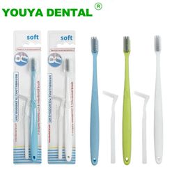 10pcs VShaped Orthodontic Interdental Toothbrush Soft Bristle Brace Bracket Cleaning Oral Hygiene Tooth Brush Dental Products 240511