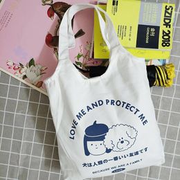 Bag Colla Environmental Storage Handbag For Women Reusable Foldable Eco Grocery Ladies Shopping Totes Big Canvas Cloth Shoulder Bags