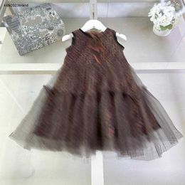 New girls skirt Mesh skirt design Princess dress Size 110-160 CM kids designer clothes Letter logo printing summer baby partydress 24May