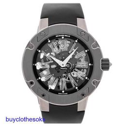 Highend RM Wrist Watch Rm033 Extra Flat Automatic Titanium Mens Strap Watch Rm033 Al Ti