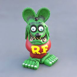 Hot Anime Action & Toy Figures Tales of the Rat Fink Super Big Size 32cm tall PVC Statue Figure Collectible Model Toy Fashion USA Toys