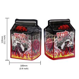 Special Shape Mylar Bag 3.5g Holographic Die Cut Cartoon Ziplock Package Colourful Packaging Bags Aluminium Foil Laser Zipper