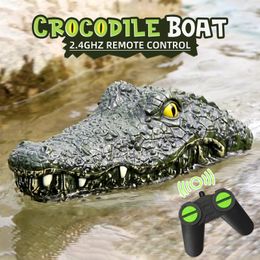 Rc Boat Kids Toy Simulation Remote Control 2.4G Radio-control Animal Electric Toys Summer Outdoor Games Children Gift 240516