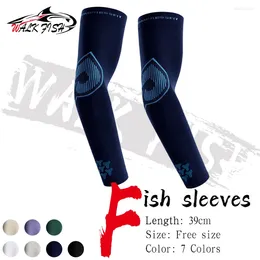 Knee Pads WALK FISH Ice Silk Fishing Sports Sleeve Running Cycling Sunscreen Arm Support Men Women Sleeves Cool Feeling Breathable