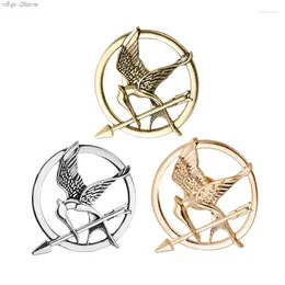 Brooches 3 Colours Hunger Game Mockingbird Retro Punk Brooch Alloy Jewellery Badge Friend Gift