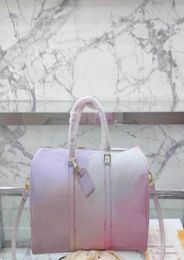 designer large travel luggage bag 45cm men totes leather handbag duffle bag luxury Courrier Shoulder bags Crossbody handbags5744895