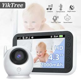 Wireless Camera Kits 4.3 inch wireless video baby monitor monitoring audio camera automatic night vision two-way intercom nanny safety nanny J240518