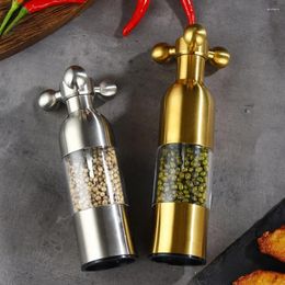 Dinnerware Sets Stainless Steel Grinder Manual Salt And Pepper Mill Ceramic Core Sesame Spice Gadgets Home Kitchen Tools BBQ Accessory