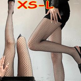 Women Socks Sexy Mesh Fishnet Thigh High Stockings Girls Long Stocking Lolita Nylon Waist Lingerie Pantyhose