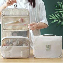 Storage Bags Travel Waterproof Portable Women Makeup Bag High Capacity Toiletries Organiser Cosmetic Cases Hanging Wash Beauty