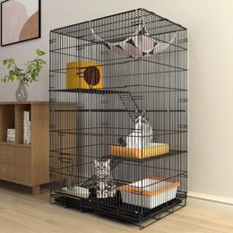 Cat Carriers Indoor Large Foldable Cage House Steel Wire Dog Cages