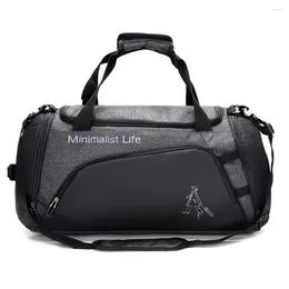 Outdoor Bags Nylon Dry Wet Separation Large Capacity Waterproof Fitness Training Bag With Shoe Compartment Multifunctional For Men Women