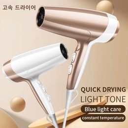 220V Hair Dryer Professional 2000W Strong Power Blow Brush For Hairdressing Barber Salon Tools Light Body 240506