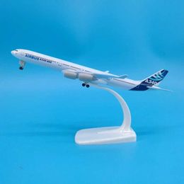 Aircraft Modle Die cast metal 20CM 1 400 scale A340 A320NEO A380 prototype airline aircraft alloy model toy for collection s2452089