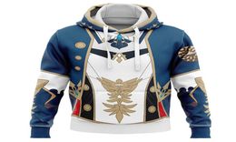 Game Genshin Impact Jean Gunnhildr Cosplay Hoodie 3D Printed Sweatshirt Casual Streetwear PulloverZip Up Jacket Coat Y09012161526