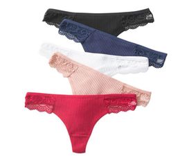 Cotton Panties GString Thong String Underwear Women Briefs Sexy Lingerie Pants Intimate Ladies Letter Pink4724477