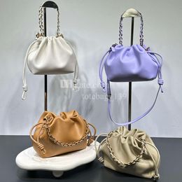 Luxury leather bag designer women's handbags crossbody bag Drawstring cloud Handbag mini clutch Shoulder Bags