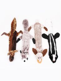 Dog Squeaky Toys No Stuffing Squirrel Raccoon Rabbit Plush Chew Toy For Small Medium Dogs Puppy Large Breed JK2012XB6132694