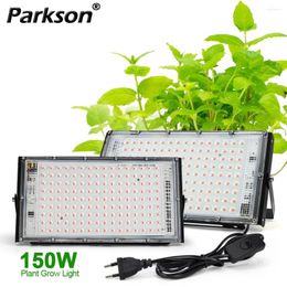Grow Lights LED Light Phytolamp For Plants 220V 150W Full Spectrum Flower Tent Seed Hydroponics Greenhouse Fitolamp IP65 Waterproof