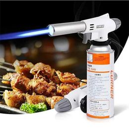 Lighters Convenient outdoor barbecue spray gun box type fire spray gun nozzle head kitchen baking spray gun head lighter (gas free) S24513