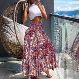 Skirts 2024 Summer Women's Leisure Loose Holiday Long Skirt Women Clothing And Sales