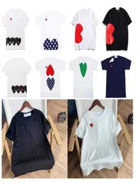2021 Summer tshirt Designer T Shirts Men Tops Love red heart Letter Embroidery Mens Women Clothing Short Sleeved shirt womens Tee 2756500