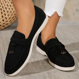 Casual Shoes Women's Sneakers Flat Slip On Ladies Loafers Plus Size 43 Vulcanised Brand Walking Sneaker Single