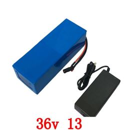 Batteries Us Eu No Tax 36V Lithium Battery 500W 13Ah Electric Bike With Pvc Case Use 2600Mah Cell 15A Bms 42V 2A Charger Drop Delive Dhqja